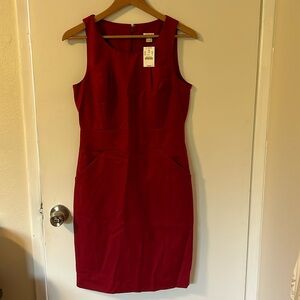 Red J Crew Dress